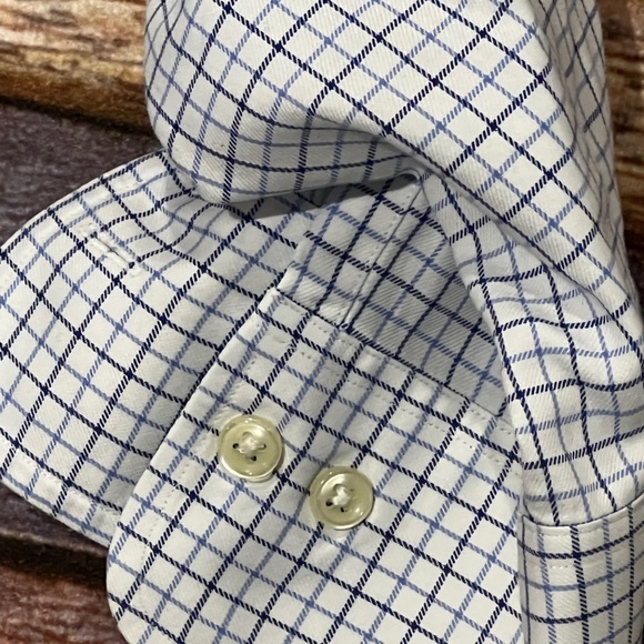 Polo Ralph Lauren Checkered Long Sleeve Button Down Regent Shirt Classic Fit - Picture 3 of 5